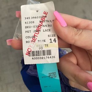 Royal blue maxi dress